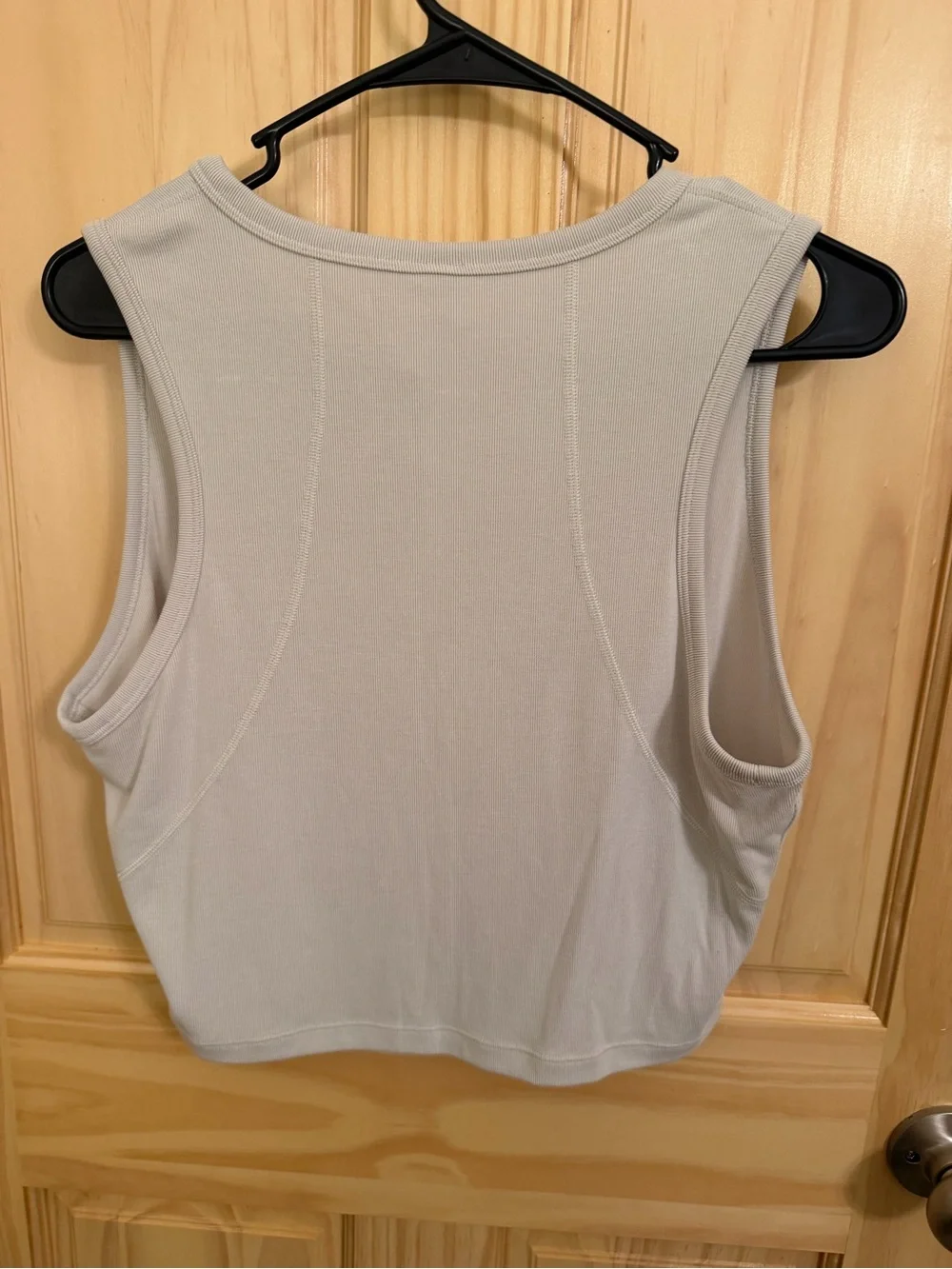 lululemon athletica Beige Button-Front Sleeveless Tank